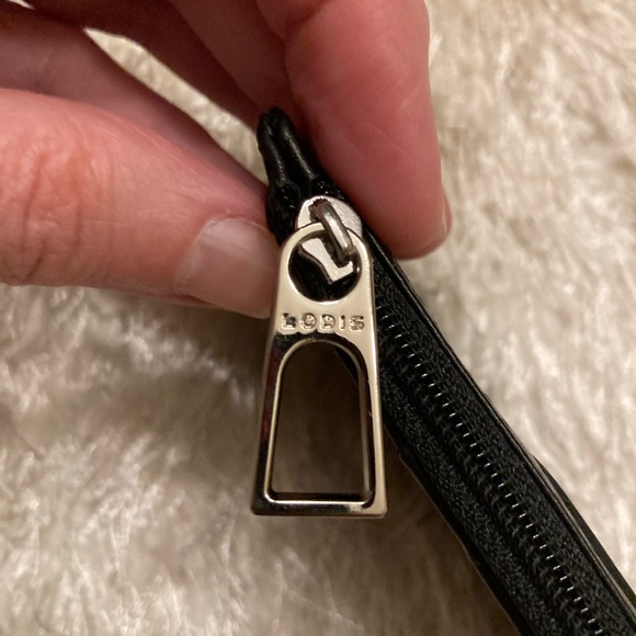 LODIS Julia Long Stacker Credit Card Black Leather Wallet - Picture 5 of 10